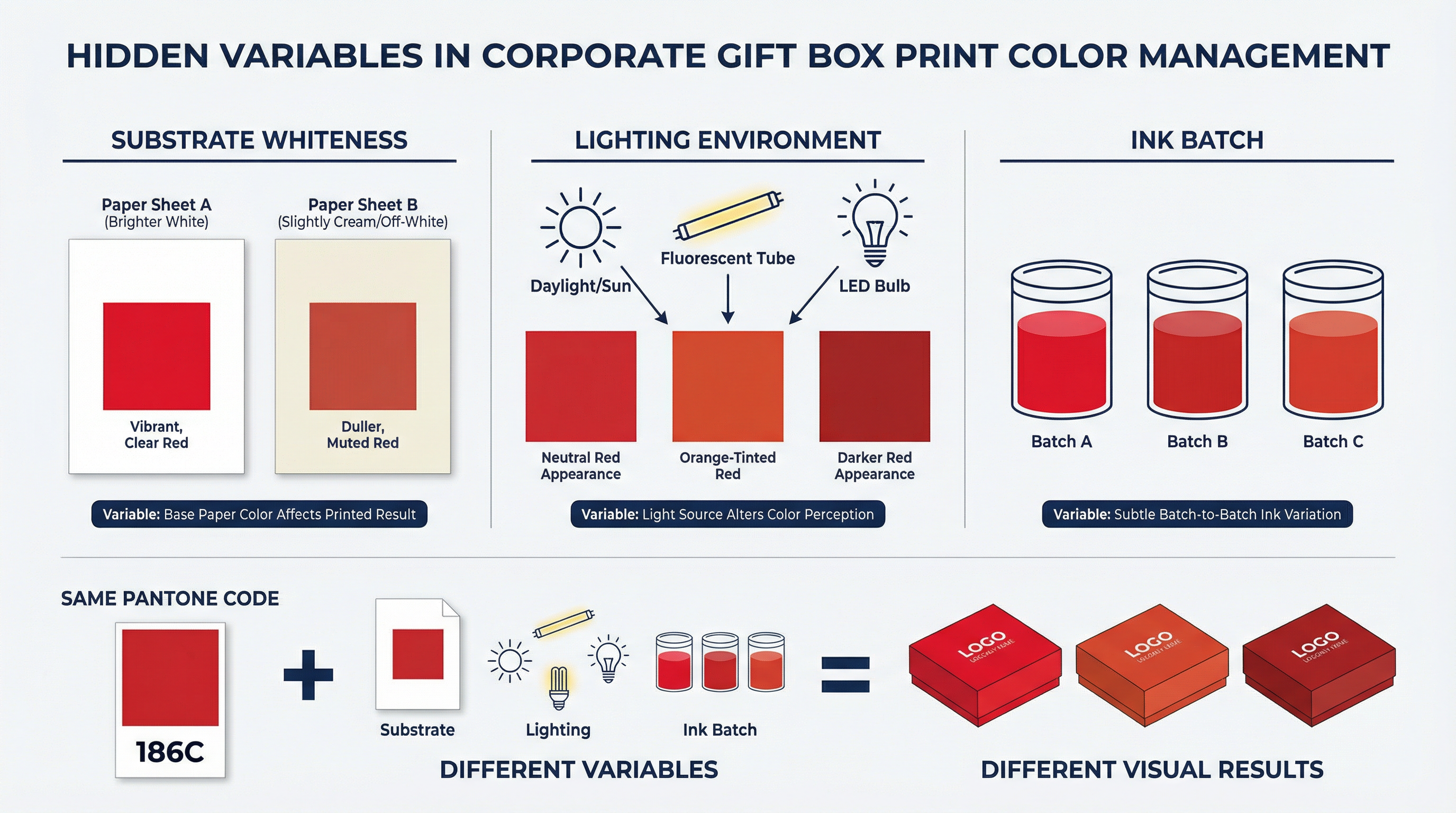 「Pantone 色號相同」為什麼每批企業禮盒顏色都不一樣？印刷色彩管理的認知落差