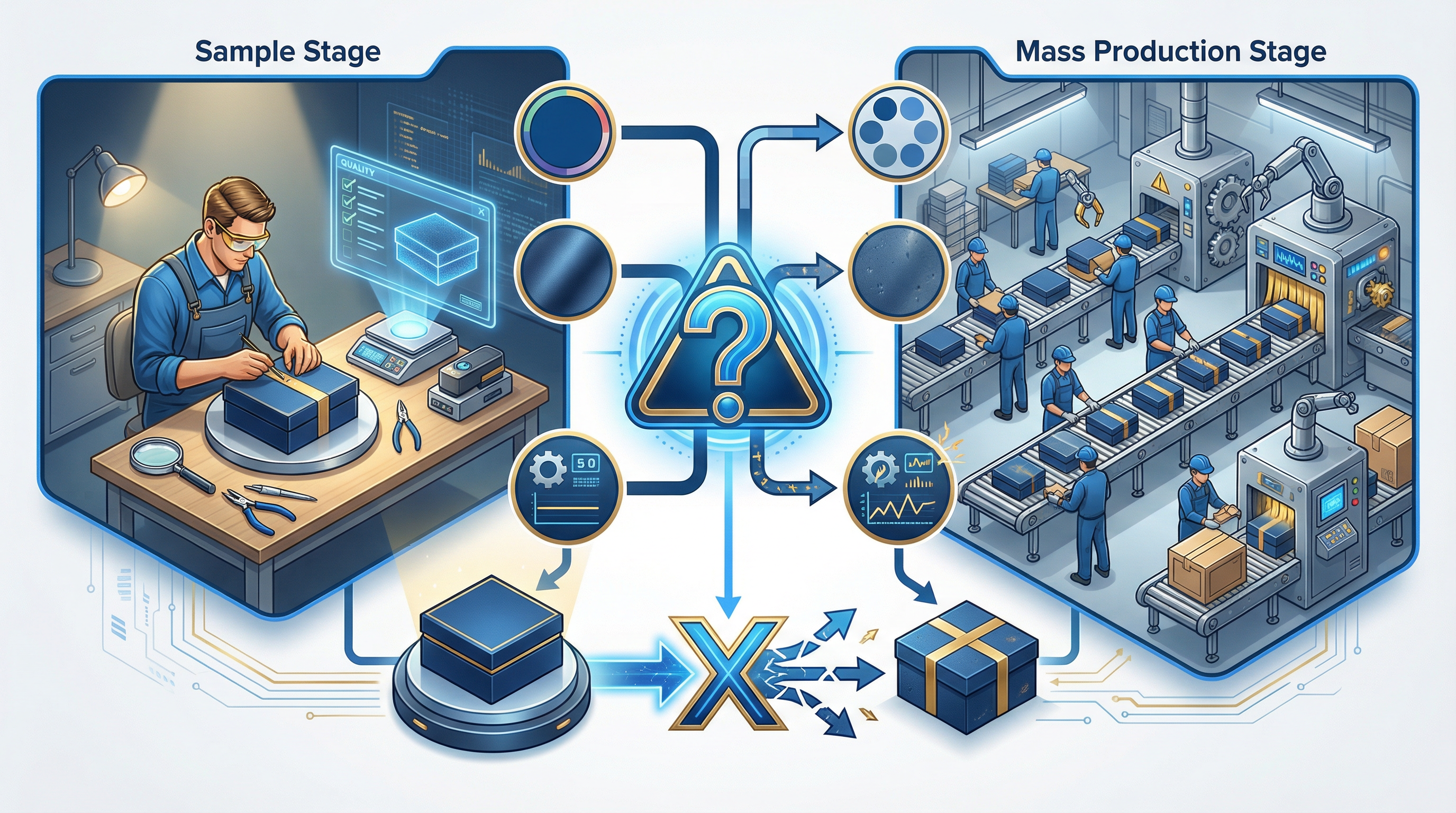 企業禮盒打樣通過不等於量產品質有保障：製程代表性的隱藏陷阱
