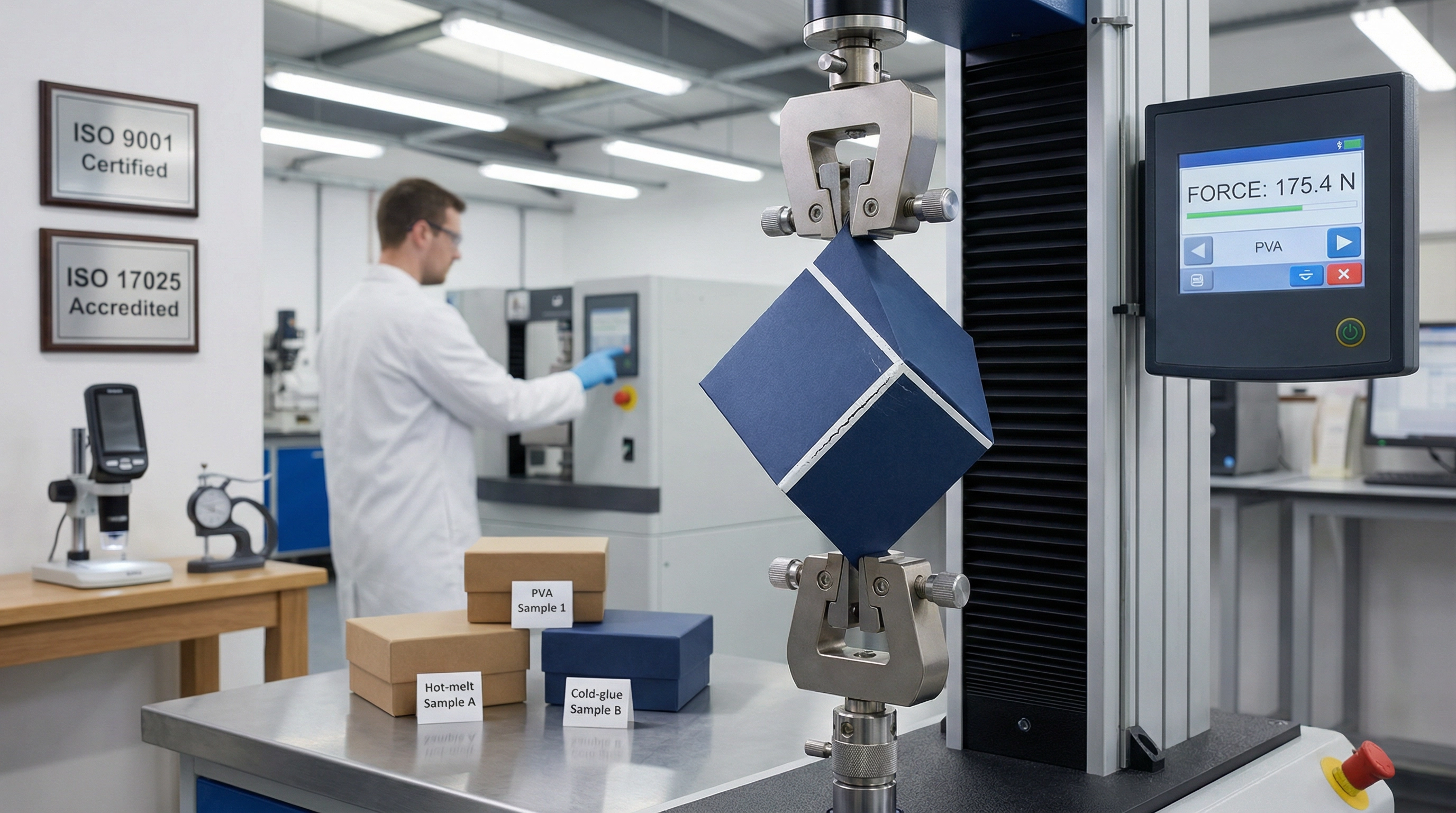 禮盒膠水黏合強度的測試與品質控制