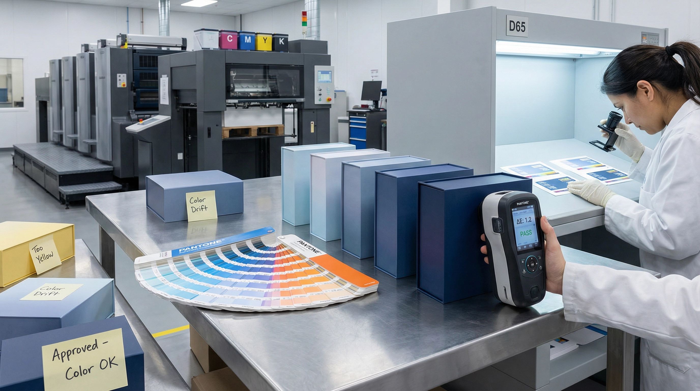 禮盒顏色匹配的精準控制與色差管理