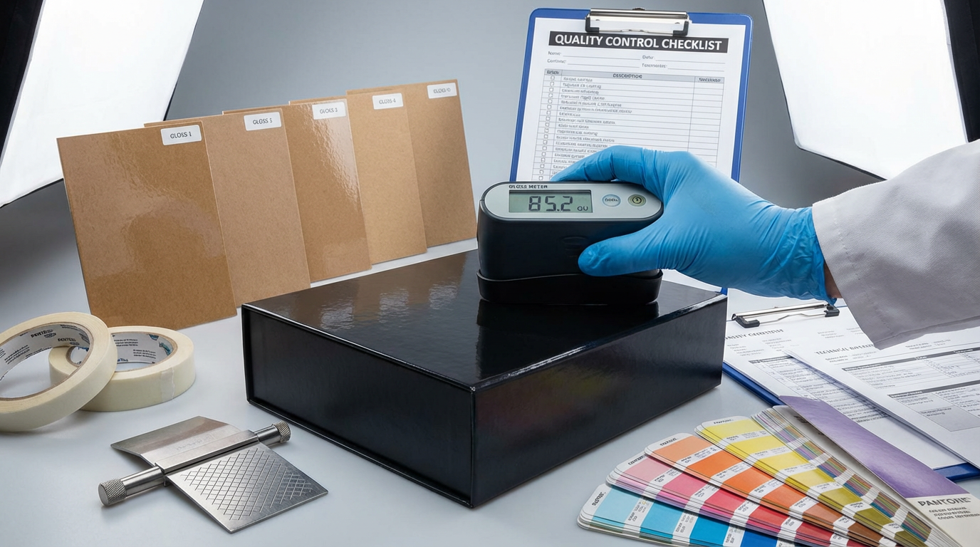 UV 塗層在禮盒表面的應用與品質控制